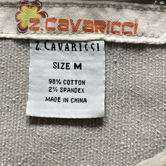 Vintage Y2K Cropped Corduroy Z. CAVARICCI Jacket Size M - Picture 2 of 11